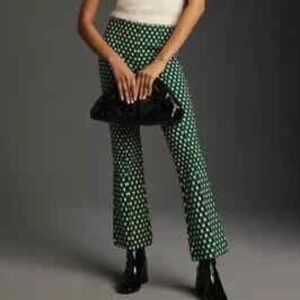Anthropologie Maeve The Margot Kick-Flare Cropped Pants Size XS New Nwt